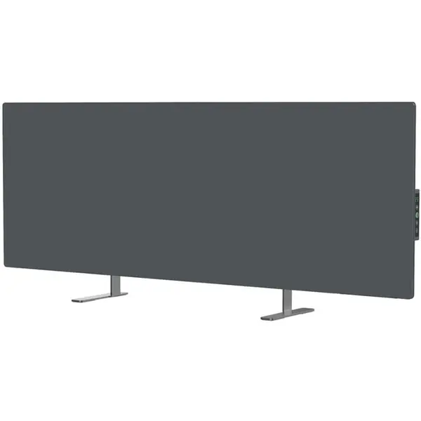 AENO Convector electric de podea/perete AENO AGH0005S, Ecran LED, 700 W, Wi-Fi, Infrarosu, Gri