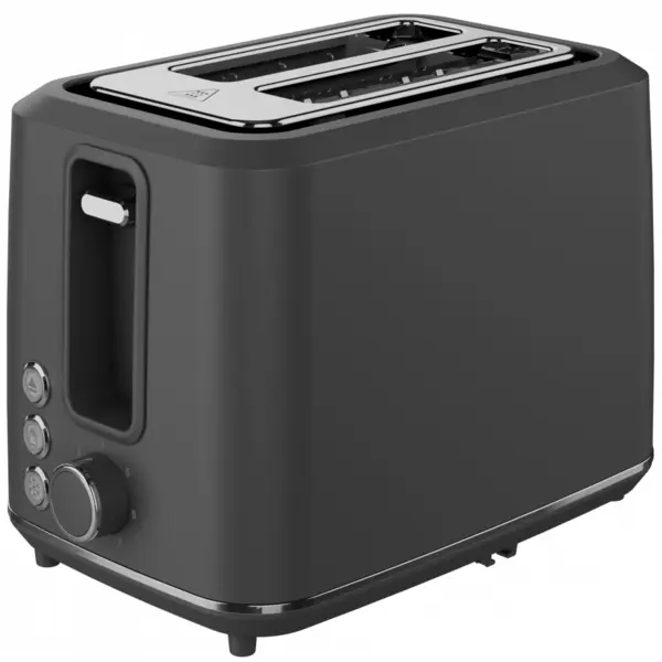 AENO Prajitor de paine AENO ATS0001G, 1080 W, 2 felii, 3 moduri prajire, 7 trepte rumenire, Gri