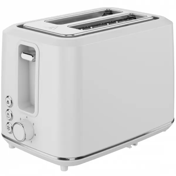 AENO Prajitor de paine AENO ATS0001W, 1080 W, 2 felii, 3 moduri prajire, 7 trepte rumenire, Alb