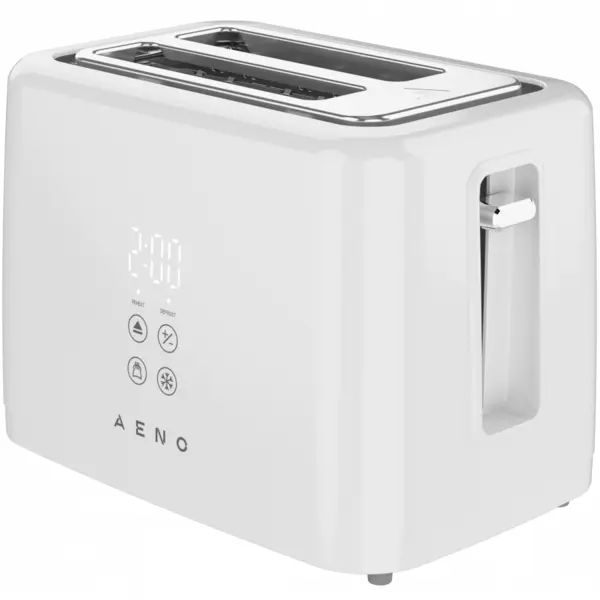 AENO Prajitor de paine AENO ATS0002W, 930 W, 2 felii, 3 moduri prajire, 7 trepte rumenire, Alb