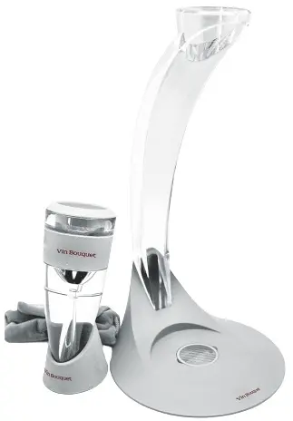 Aerator cu suport pentru pahare Vin Bouquet