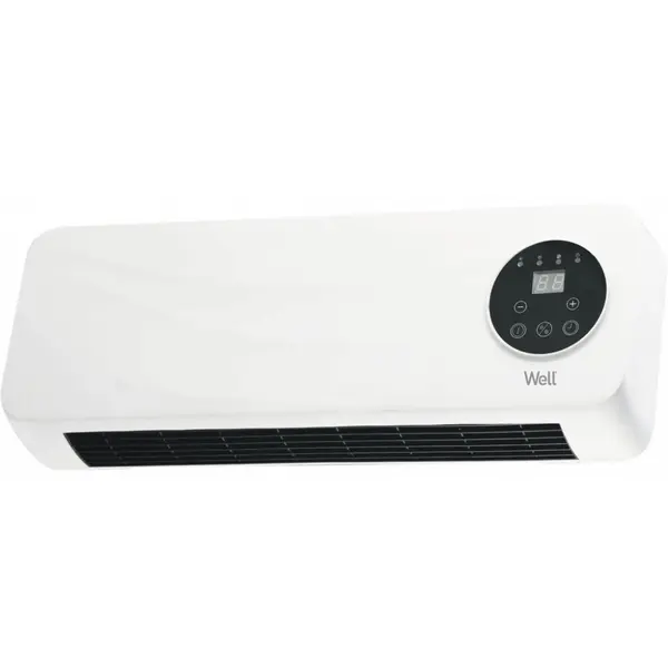 Aeroterma de perete, 2000W, 2 setari de caldura, Well HTR-WALL01-2000-WL