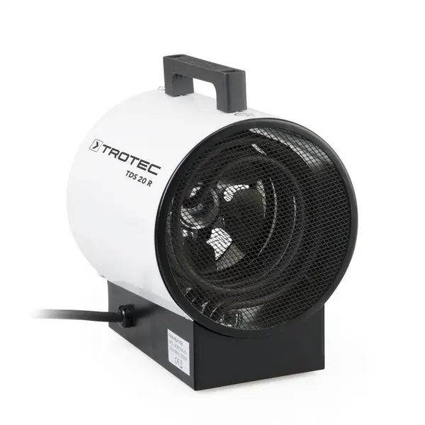 Aeroterma electrica TDS 20 R, Putere incalzire pana la 3000W, Debit de aer 411 m3/h, Protectie IP44