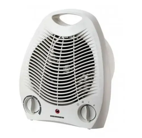 Aeroterma Heinner HFH-L2000WH, 2000 W, 2 trepte de putere, termostat reglabil (Alb)