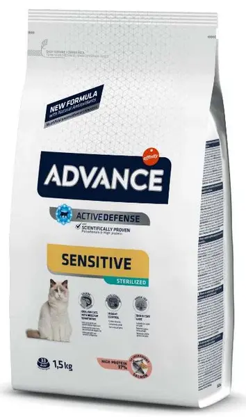 AFFINITY ADVANCE Sterilized Sensitive - Hrană pentru pisici, Somon şi orz