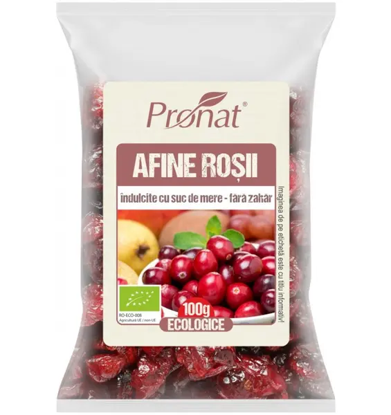 AFINE ROSII BIO INDULCITE CU SUC DE MERE, 100G