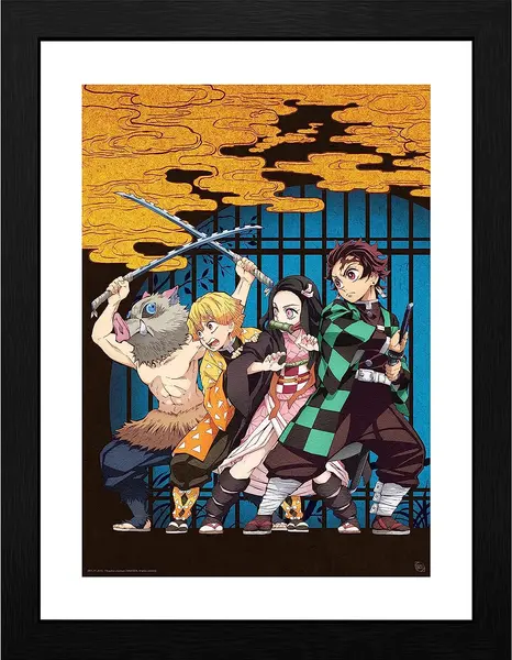 Afiș înrămat GB eye Animation: Demon Slayer - Key Art