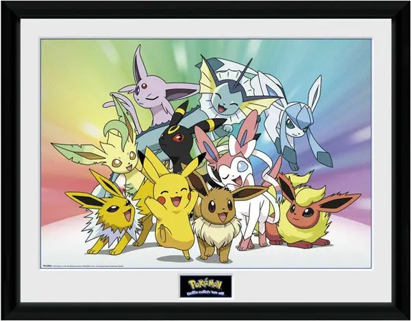 Afiș înrămat GB eye Games: Pokemon - Eevee