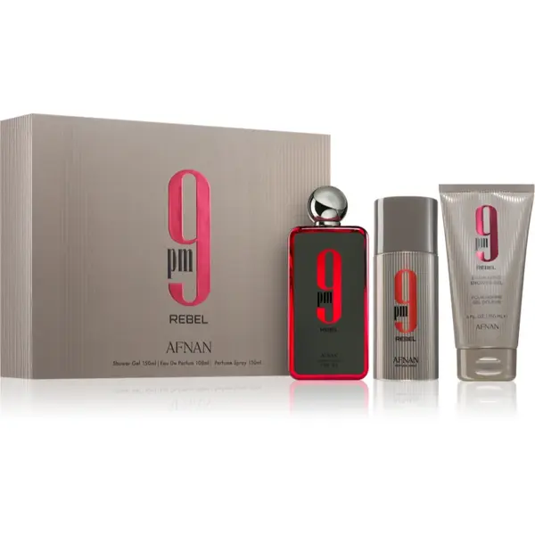 Afnan 9 PM Rebel set cadou unisex