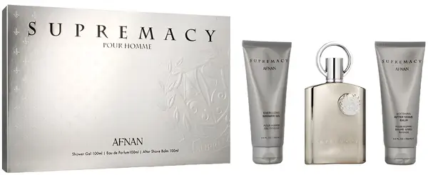 Afnan Perfumes Supremacy Kit Silver, 3 piese