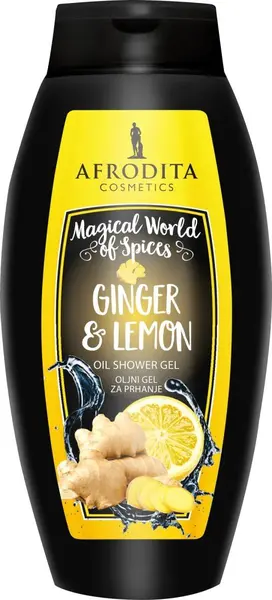 Afrodita Cosmetics Gel de duș Lămâie și ghimbir,250 ml