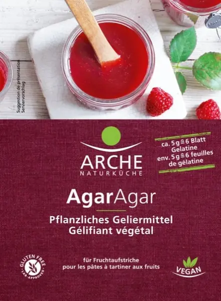 Agar-agar, fără gluten, 30 g, Arche