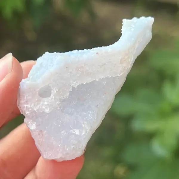 Agat albastru dantelat/ calcedonie Malawi mini m10