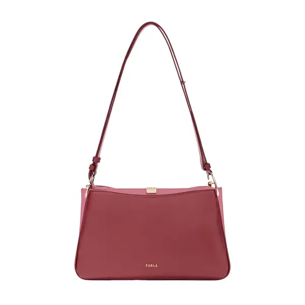 Agata m crossbody rubino + blush pink