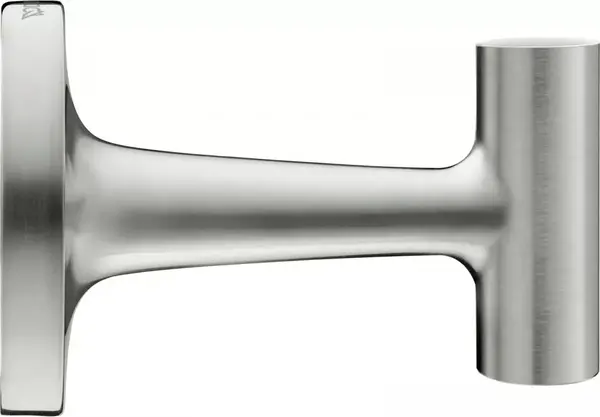 Agatatoare baie Duravit Starck T 0099297000, montare pe perete, metal, Otel mat