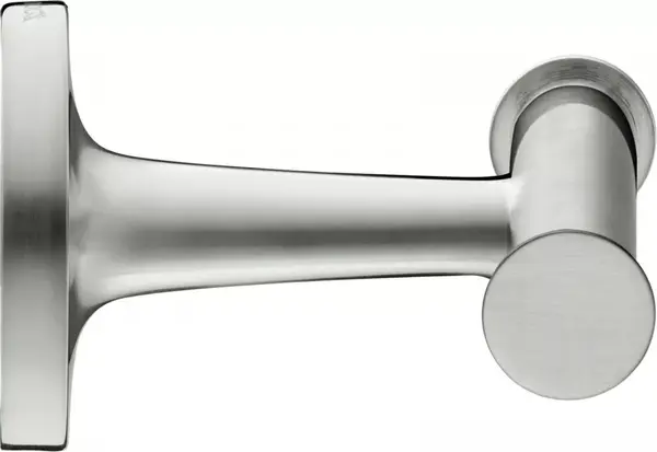 Agatatoare dubla Duravit Starck T 0099307000, montare pe perete, metal, Otel satinat