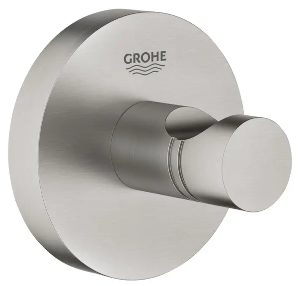 Agatatoarea Grohe, Start Robe Hook, fixare ascunsa, montare pe perete, super steel, crom mat