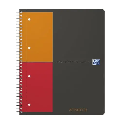 Agenda A4+ 80 file spira matematica Active Oxford gri Agenda A4+ 80 file spira matematica Active Oxford gri