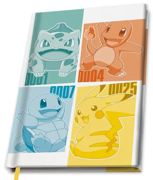Agenda ABYstyle Games: Pokemon - Kanto Starters, format A5