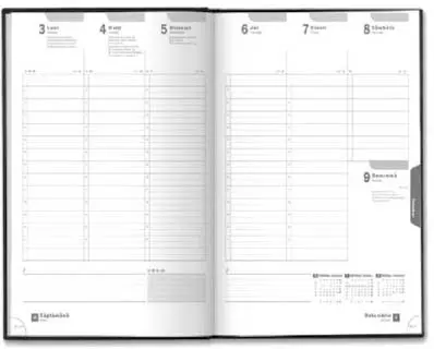 Agenda Brunnen "Business", Soft albastru