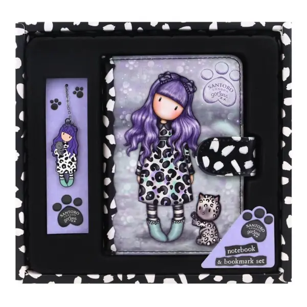 Agenda cu semn de carte Gorjuss Smitten Kitten