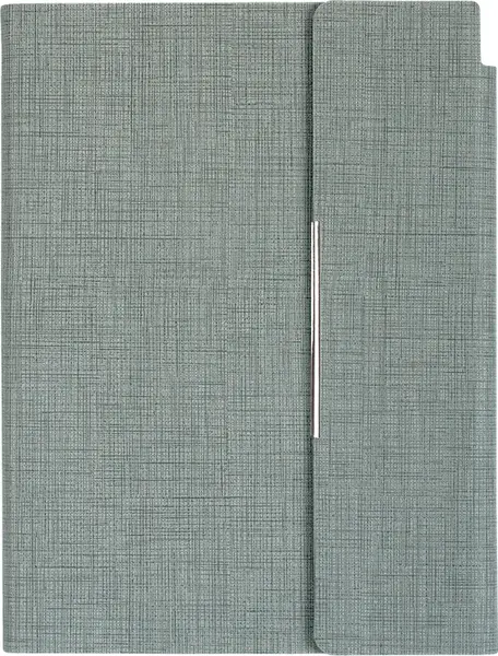 Agenda din piele cu capac magnetic Trend A5 - Gri