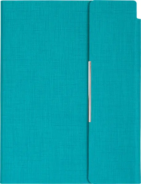 Agenda din piele cu capac magnetic Trend A5 - Turcoaz