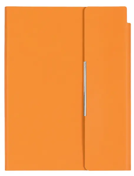 Agenda din piele cu capac magnetic Velvet A5 - Portocaliu
