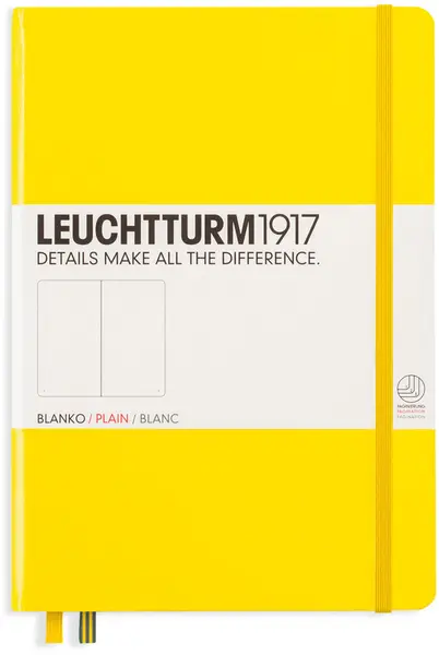 Agenda Leuchtturm1917 - A5, pagini albe, Lemon