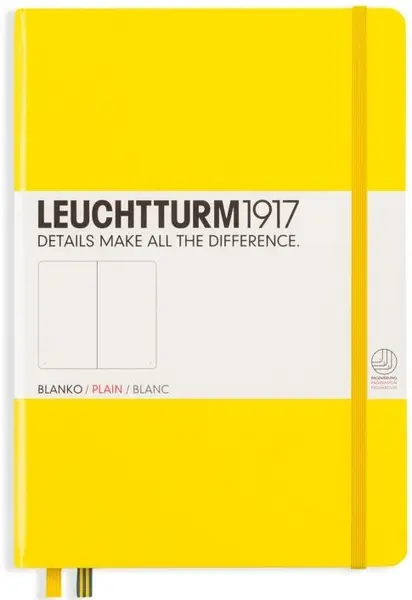 Agenda Leuchtturm1917 Notebook Medium A5 - Galben, pagini punctate