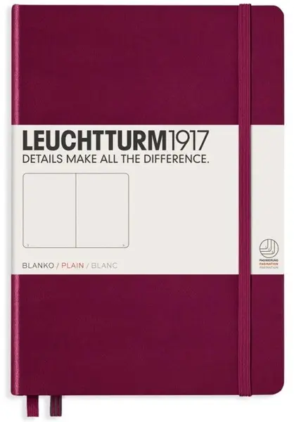 Agenda Leuchtturm1917 Notebook Medium A5 - Mov, pagini punctate