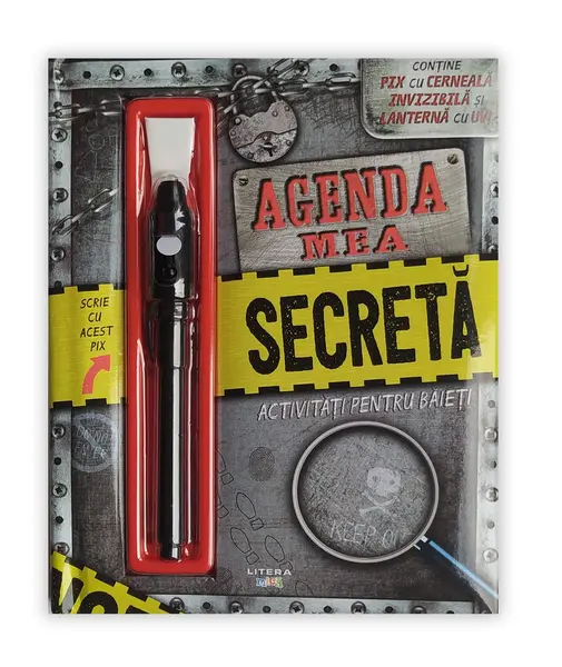 Agenda mea secretă. Activități pentru băieți