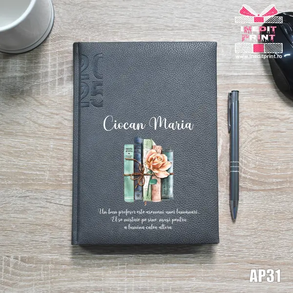 Agenda personalizata 2025 Cadru didactic AP31 DELUXE H, MARO