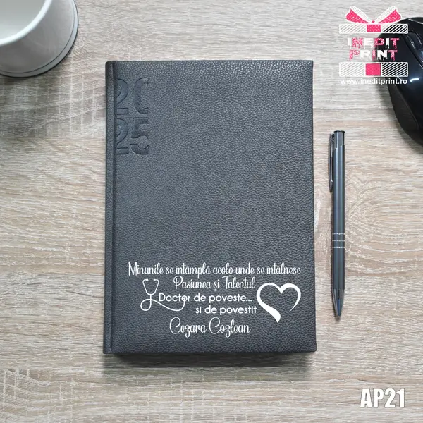 Agenda personalizata 2025 Doctor de poveste AP21 DELUXE H, MARO