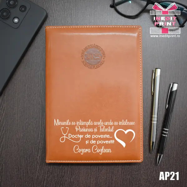 Agenda personalizata 2025 Doctor de poveste AP21 MARO AMSTERDAM, DELUXE PREMIUM