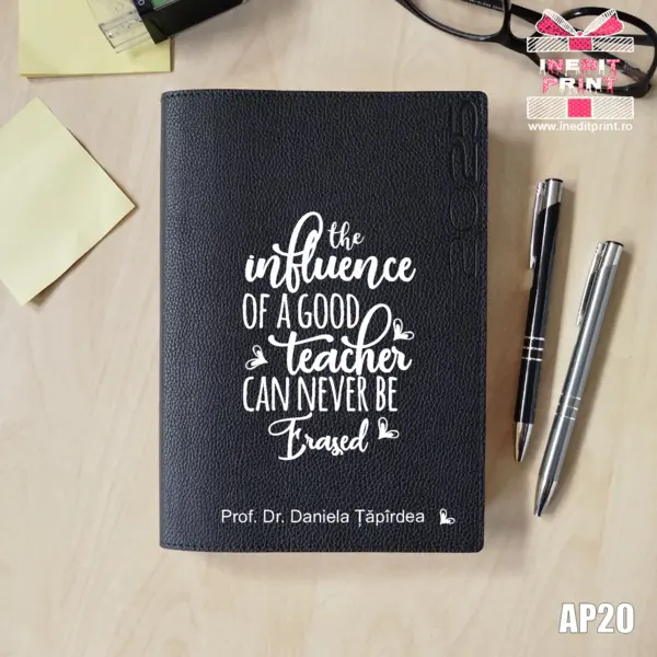 Agenda personalizata 2025 Good Teacher AP20 NEGRU LORETO, DELUXE PREMIUM