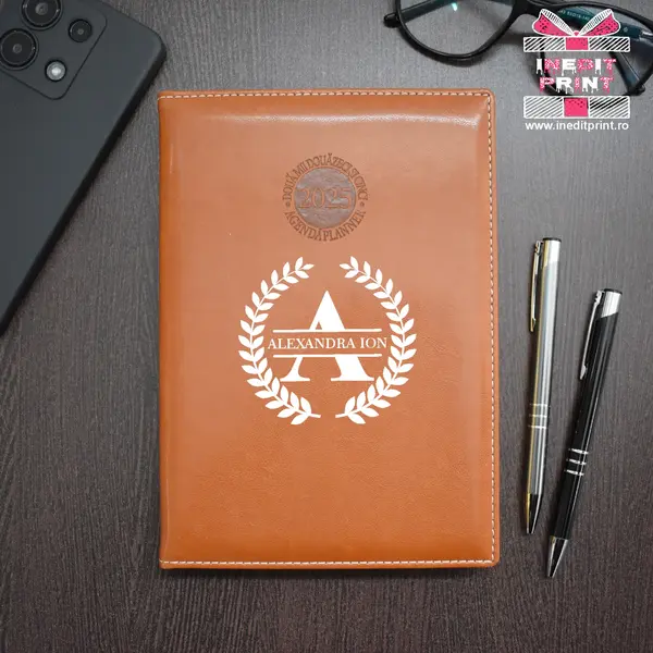 Agenda personalizata 2025 Initiala + Nume AP4 MARO AMSTERDAM, DELUXE PREMIUM