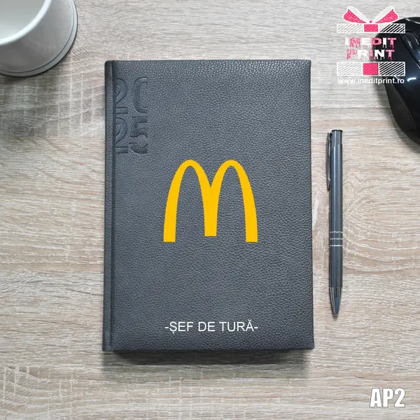 Agenda personalizata 2025 Logo + Nume AP2 DELUXE H, MARO