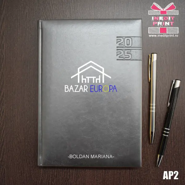 Agenda personalizata 2025 Logo + Nume AP2 GRI NARNI, DELUXE PREMIUM