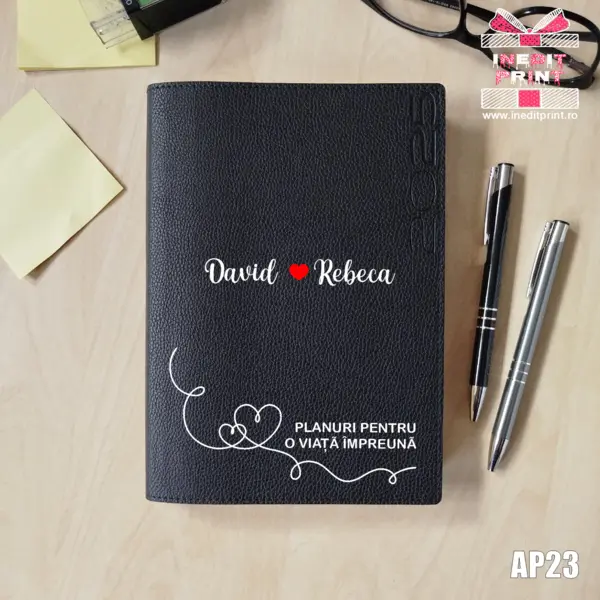 Agenda personalizata 2025 Planuri AP23 NEGRU LORETO, DELUXE PREMIUM