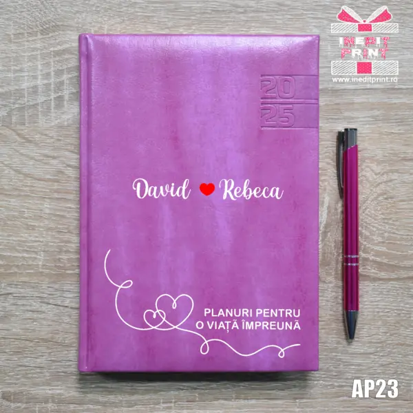 Agenda personalizata 2025 Planuri AP23 PURPURIU NARNI, DELUXE PREMIUM
