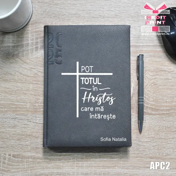 Agenda personalizata 2025 Pot totul in Hristos APC2 DELUXE H, MARO