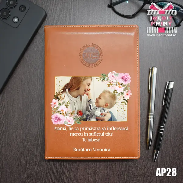 Agenda personalizata 2025 Primavara AP28 MARO AMSTERDAM, DELUXE PREMIUM
