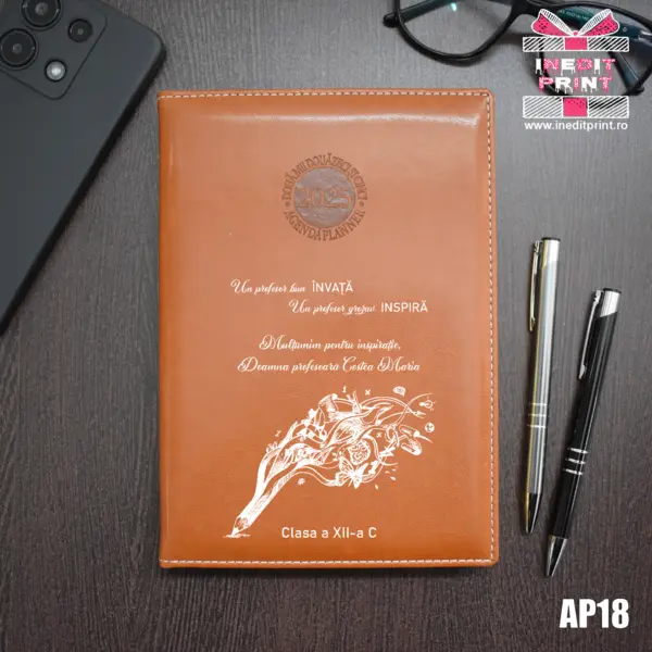 Agenda personalizata 2025 Profesor grozav AP18 MARO AMSTERDAM, DELUXE PREMIUM