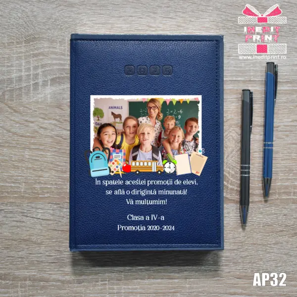 Agenda personalizata 2025 Profesori AP32 ALBASTRU-ALGHERO, DELUXE PREMIUM