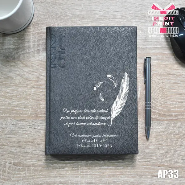 Agenda personalizata 2025 Profesori si elevi AP33 DELUXE H, MARO