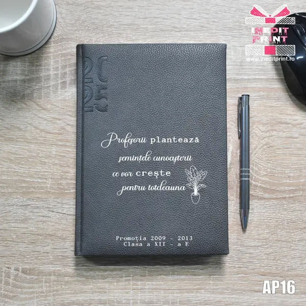 Agenda personalizata 2025 Semintele cunoasterii AP16 DELUXE H, MARO