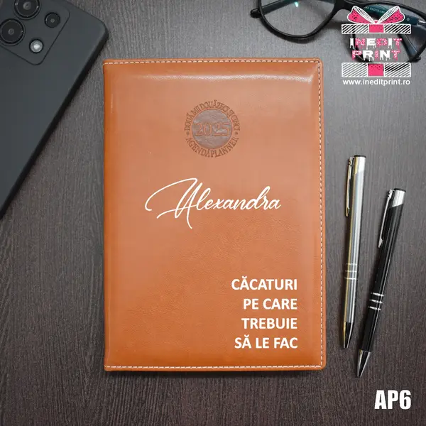 Agenda personalizata 2025 To do list AP6 MARO AMSTERDAM, DELUXE PREMIUM