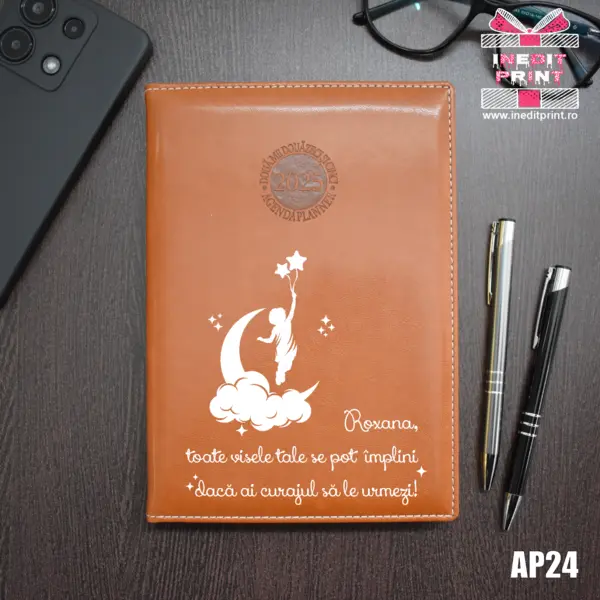 Agenda personalizata 2025 Visele tale AP24 MARO AMSTERDAM, DELUXE PREMIUM