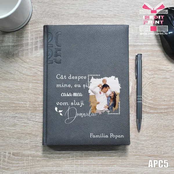 Agenda personalizata 2025 Vom sluji Domnului APC5 DELUXE H, MARO